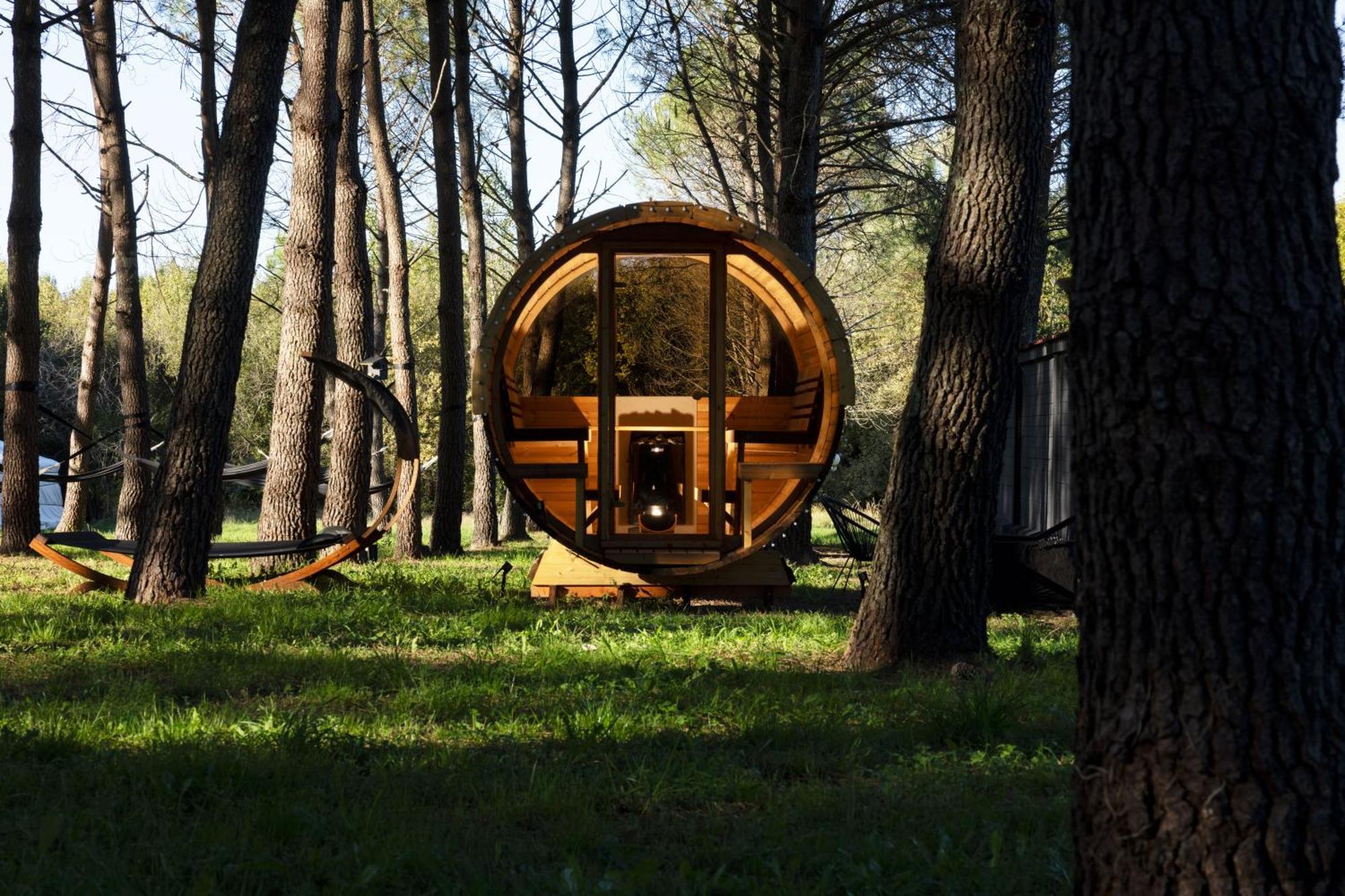L Ost In Sensations -Hebergements Insolites Et Suites De Luxe Spa Sauna Piscine Foret Marcenais Exteriér fotografie
